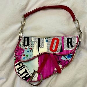 Christian Dior Vintage FILTH saddle bag (2003 limited edition)